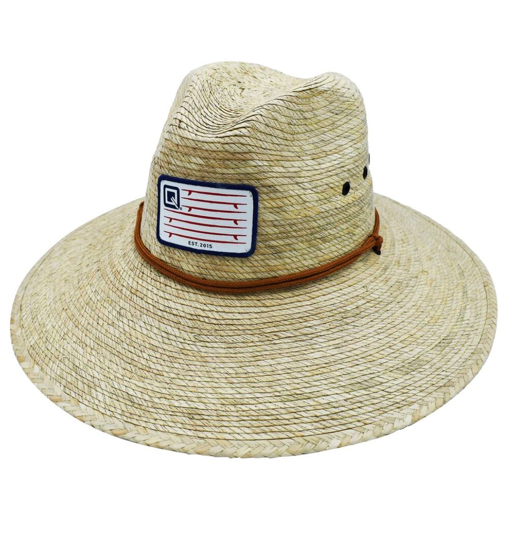 Unisex Packable Stone-Washed Straw Lifeguard Wide Brim Sun Beach Fishing Hat NWT